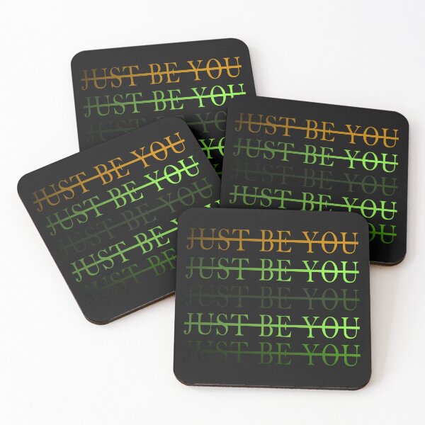 Item preview, JUST BE YOU – Bold Self Expression Design designed and sold by ForcePrint.
