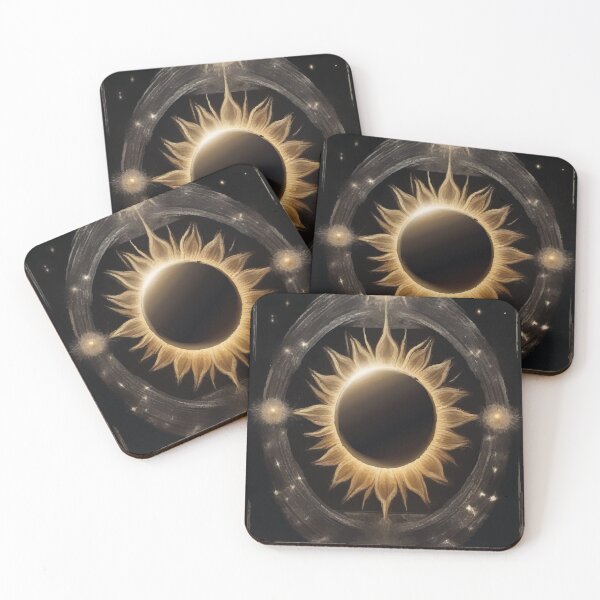 Item preview, Celestial Eclipse: The Alchemy of Light and Shadow designed and sold by AbstractAnom.
