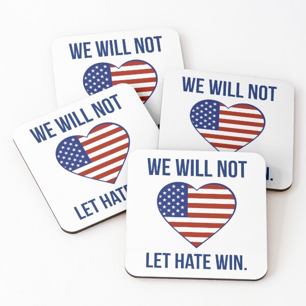 Item preview, We will not let hate win.  designed and sold by Rachel the Artist .