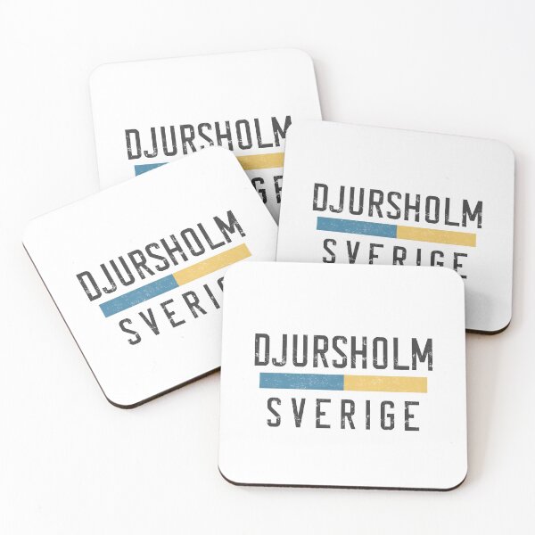 Item preview, Djursholm Sverige Retro Vintage Swedish Flag  designed and sold by jeshands.