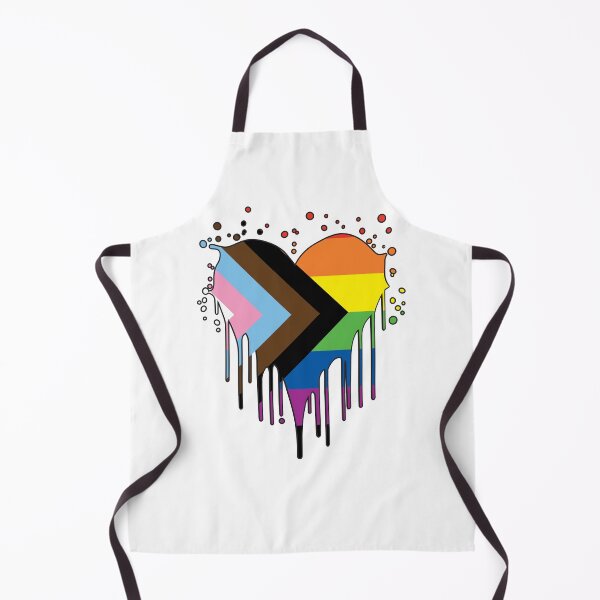 Item preview, Progress Pride Heart designed and sold by moonrunesshop.