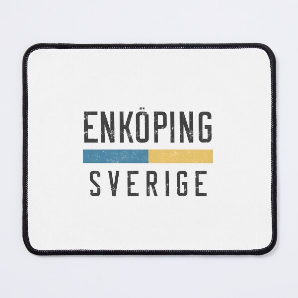 Item preview, Enköping Sverige Retro Vintage Swedish Flag designed and sold by jeshands.