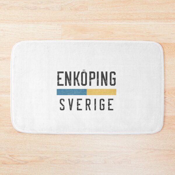 Item preview, Enköping Sverige Retro Vintage Swedish Flag  designed and sold by jeshands.