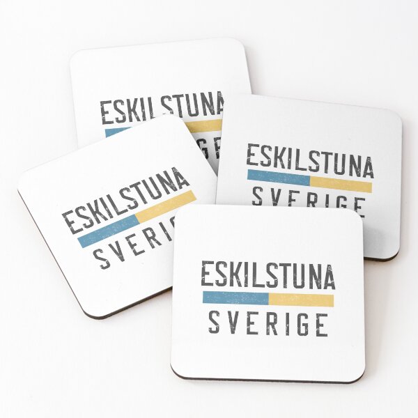Item preview, Eskilstuna Sverige Retro Vintage Swedish Flag  designed and sold by jeshands.