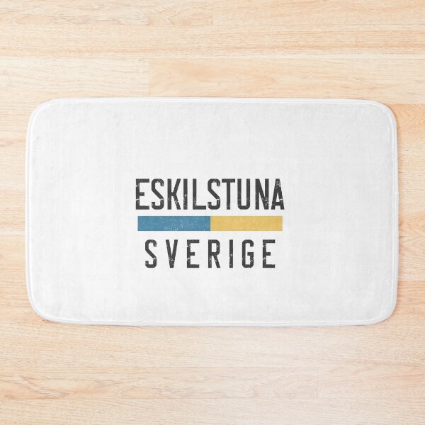 Item preview, Eskilstuna Sverige Retro Vintage Swedish Flag  designed and sold by jeshands.