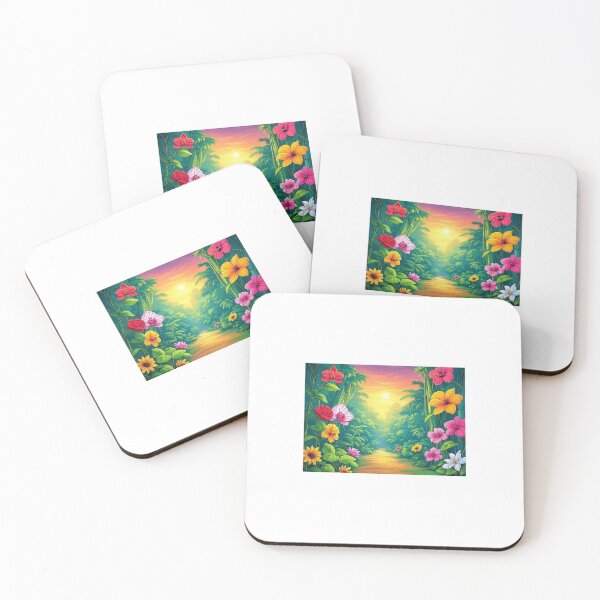 Item preview, Tropical Floral Path designed and sold by puresu.
