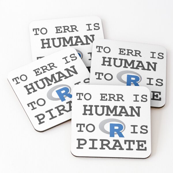 Item preview, To err is Human, to R is Pirate!! Arr!! designed and sold by Groenendijk.