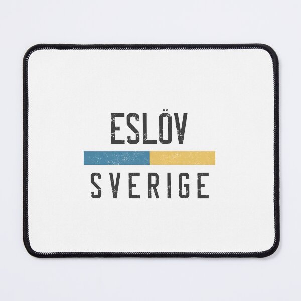 Item preview, Eslöv Sverige Retro Vintage Swedish Flag  designed and sold by jeshands.