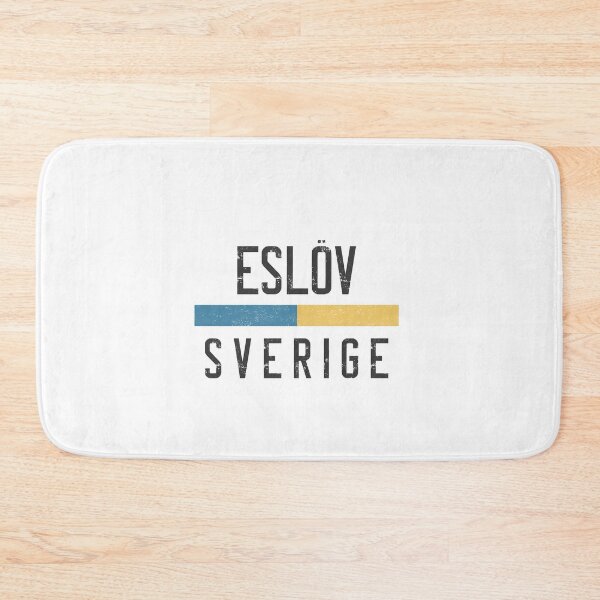 Item preview, Eslöv Sverige Retro Vintage Swedish Flag  designed and sold by jeshands.