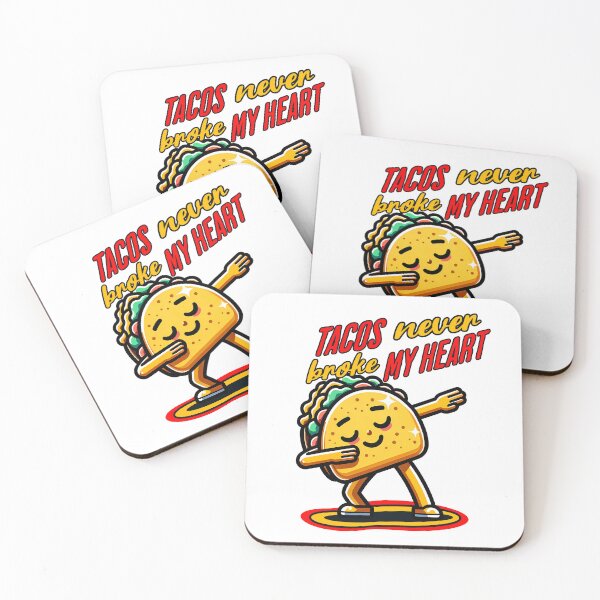 Item preview, Tacos Never Broke My Heart designed and sold by ArtDesignTp.