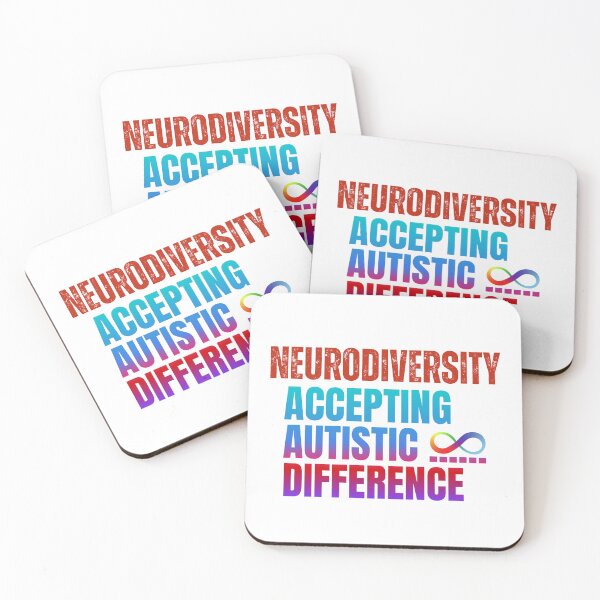Item preview,  Neurodiversity, Accepting Autistic Difference Autism Distressed Gradient Design designed and sold by Raise2Shine.