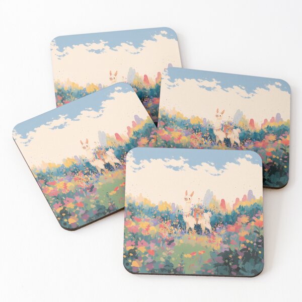 Item preview, Cool Llama in a Floral Meadow designed and sold by WoollenLlama.