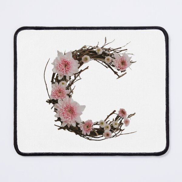 Item preview, Elegant Botanical Letter C - Artistic Floral Print for Nature Lovers 1 designed and sold by Psycho-Crazy.