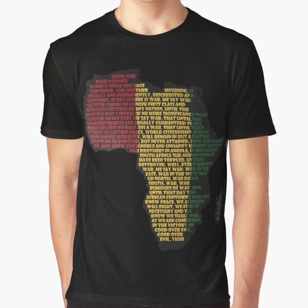 Vista previa del artículo con la obra «África - Letra de la canción de guerra (Haile Selassie)», diseñado y vendido por Groenendijk.