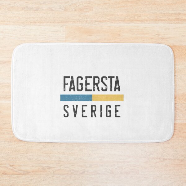 Item preview, Fagersta Sverige Retro Vintage Swedish Flag  designed and sold by jeshands.