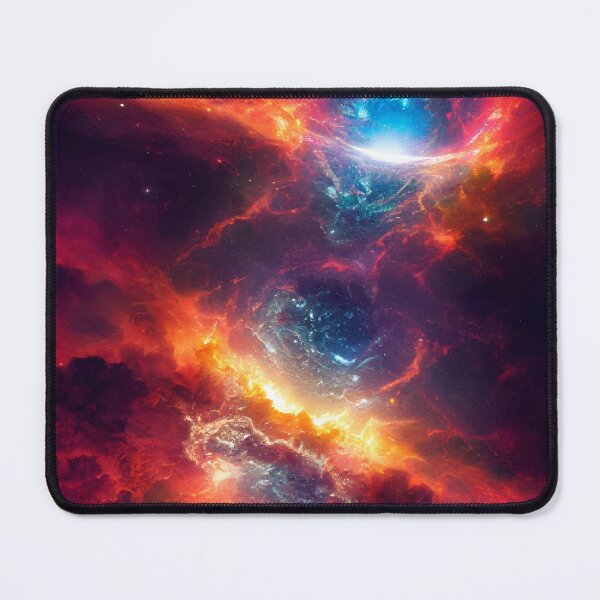 Item preview, Vibrant Cosmic Nebula Explosion in Deep Space designed and sold by Amr Siam.