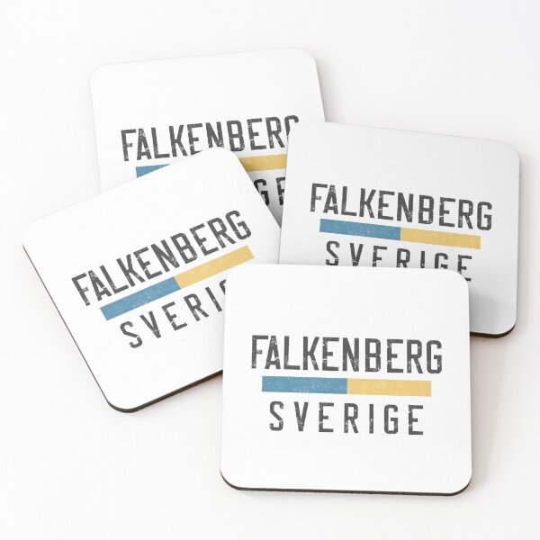 Item preview, Falkenberg Sverige Retro Vintage Swedish Flag  designed and sold by jeshands.