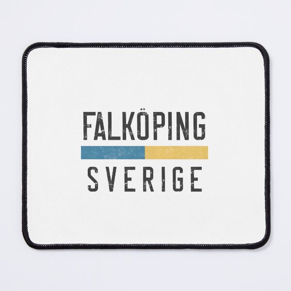 Item preview, Falköping Sverige Retro Vintage Swedish Flag designed and sold by jeshands.