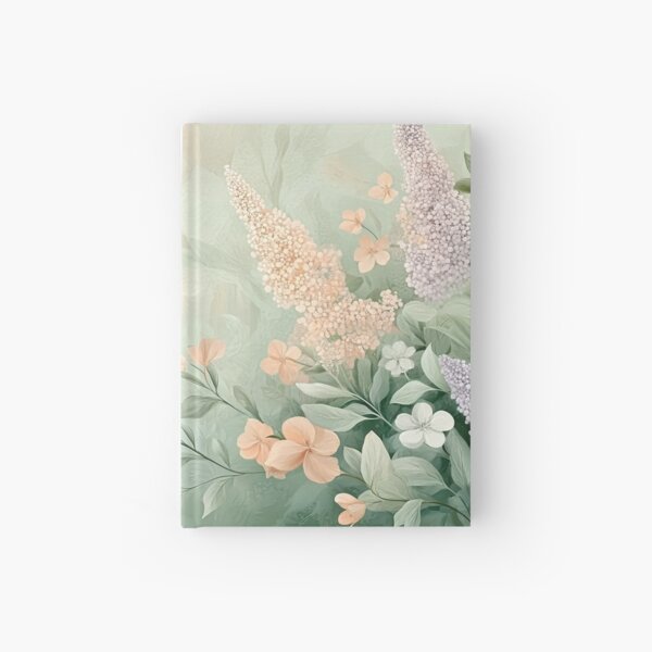 Item preview, Pastel Sage Green and Peach Flower Illustration 3 designed and sold by SparroCreative.