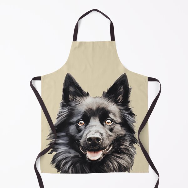 Item preview, Enigmatic Charm: Happy Black Spitz-Type Dog Portrait designed and sold by MYK-Printing.