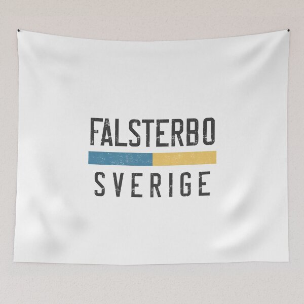 Item preview, Falsterbo Sverige Retro Vintage Swedish Flag  designed and sold by jeshands.