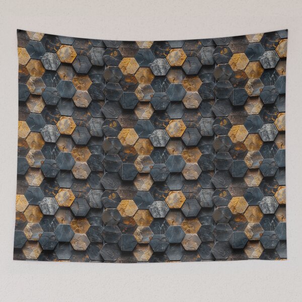 Item preview, Hexagonal Stone Mosaic designed and sold by NTGUILTY.