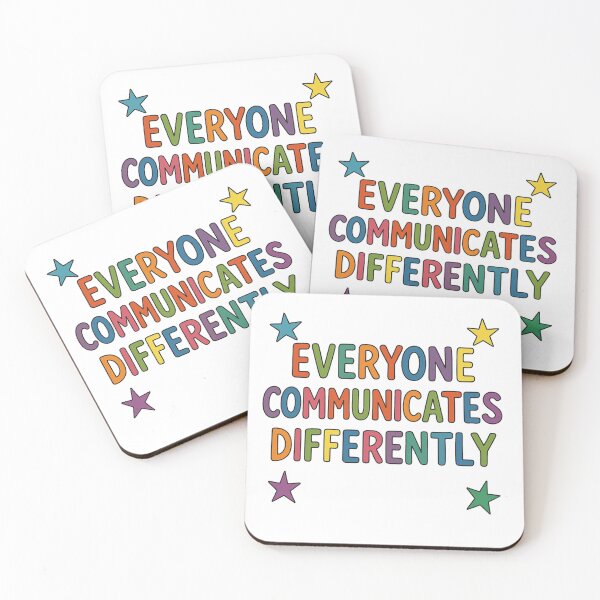 Item preview, Everyone Communicate Differently, Speech Therapy, ABA Therapist, BCBA, Mental Health, RBT, AAC,Occupational Therapy designed and sold by Orvista.