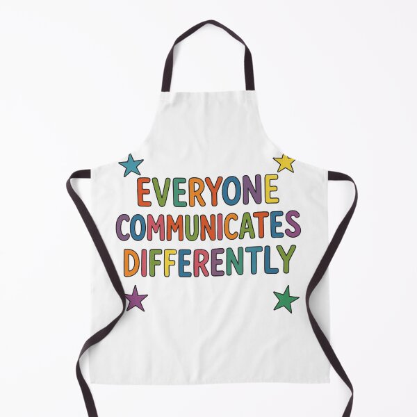 Item preview, Everyone Communicate Differently, Speech Therapy, ABA Therapist, BCBA, Mental Health, RBT, AAC,Occupational Therapy designed and sold by Orvista.