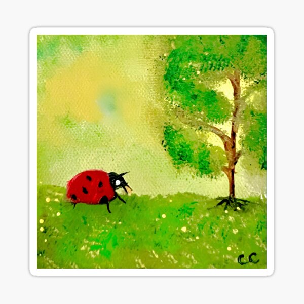 little lady bug Sticker