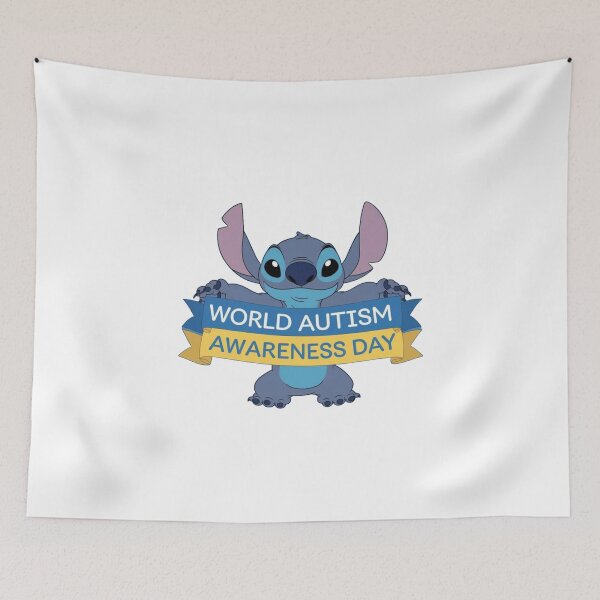 Item preview, Grind & Prosper – Inspired Blue Alien with Autism Awareness Banner designed and sold by Grind&Prosper .