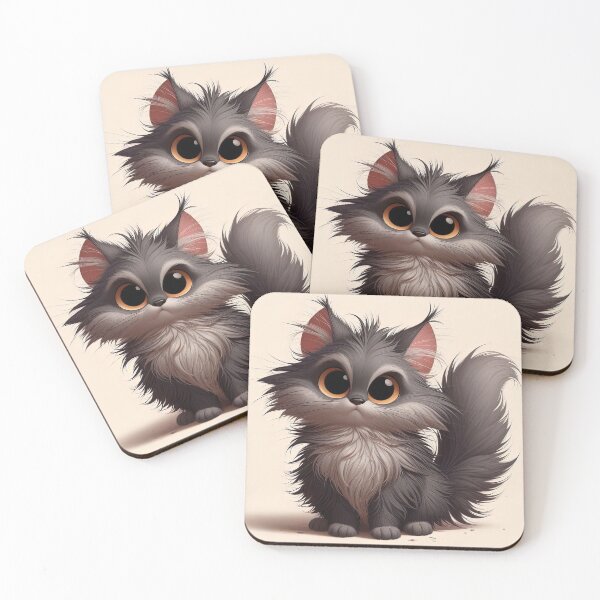 Item preview, Smoky Stare: The Wide-Eyed Fluffball designed and sold by bloorose.