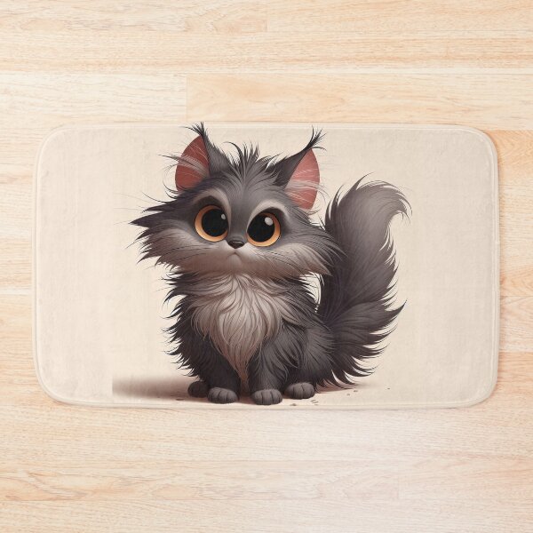 Item preview, Smoky Stare: The Wide-Eyed Fluffball designed and sold by bloorose.