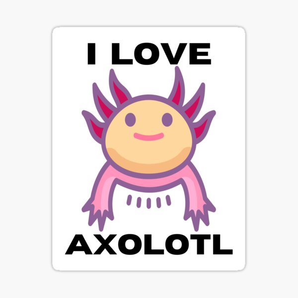 Axoloti lovers gifts 2025 Sticker