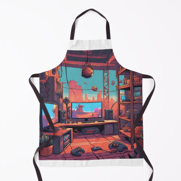 Item preview, "Cozy Gamer's Paradise" – Sunset Over the Digital World designed and sold by Dabis26.