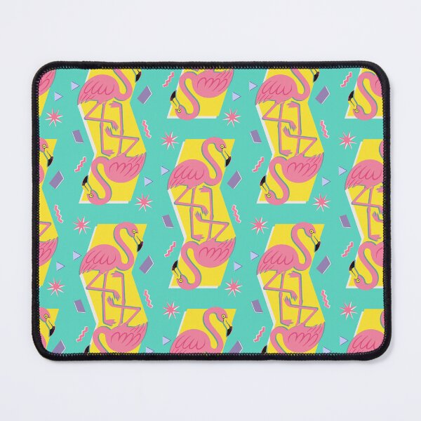 Item preview, Vibrant 80s Florida Flamingo Vintage Beach Towel Design designed and sold by arowh.