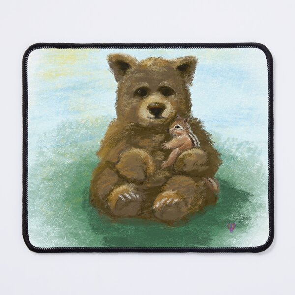 Item preview, Bear with chipmunk buddy designed and sold by CindyDeWolfe.