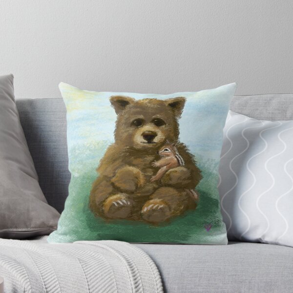 Item preview, Bear with chipmunk buddy designed and sold by CindyDeWolfe.