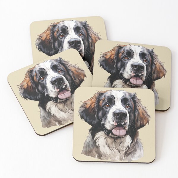 Item preview, Gentle Giant: Happy St. Bernard Portrait designed and sold by MYK-Printing.