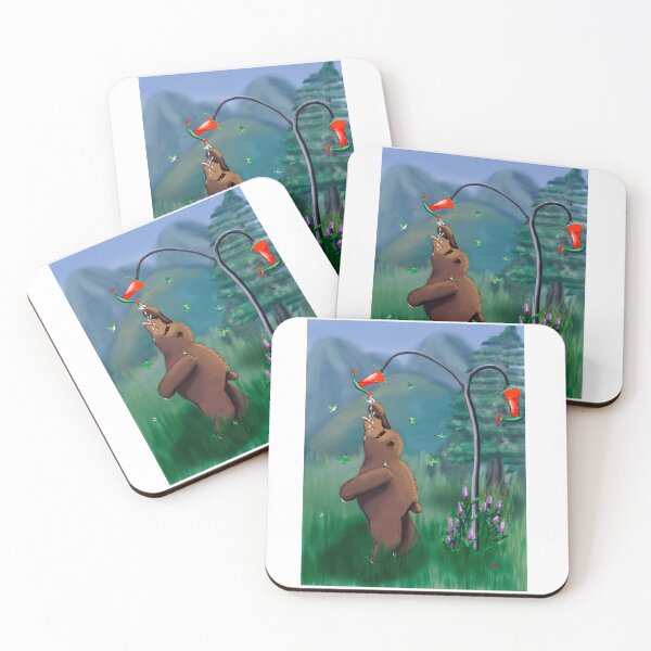 Item preview, Bear drink with friends designed and sold by CindyDeWolfe.