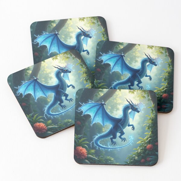 Item preview, Azure Guardian of the Jungle Art designed and sold by MagneticArts23.