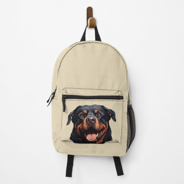 Item preview, Powerful Joy: Happy Rottweiler Portrait designed and sold by MYK-Printing.