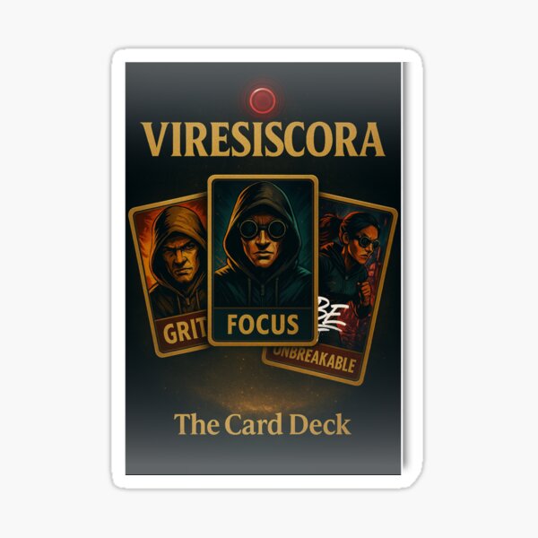 Item preview, The Card Deck – Motivational Sticker Series by VIRESISCORA™ designed and sold by ViresisCora.