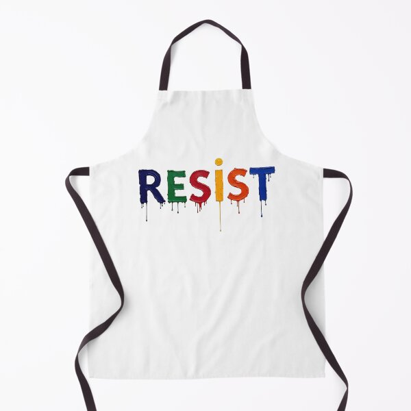 Item preview, I RESIST – Painted Power in Bold Color designed and sold by BlindCatCreative.