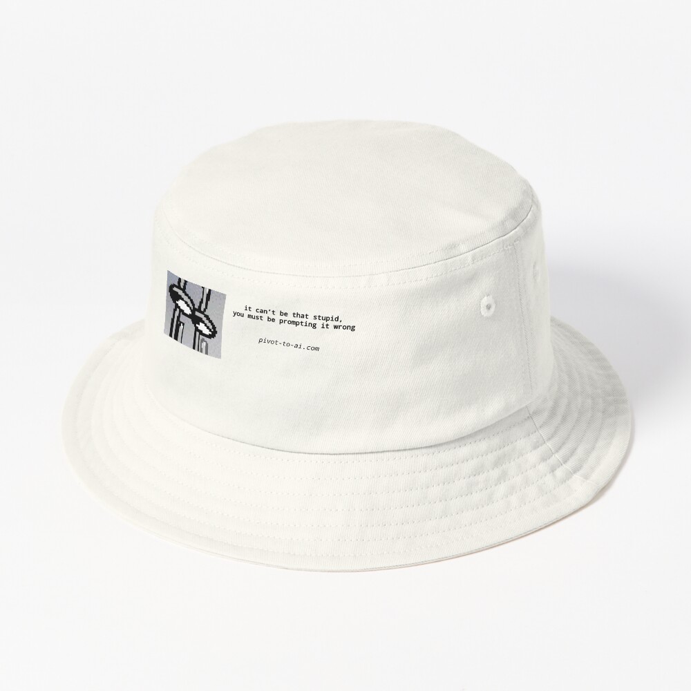 Item preview, Bucket Hat designed and sold by pivot-to-ai.
