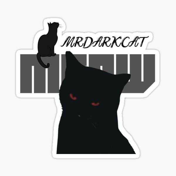 Artikel-Vorschau von schwarze Katze (lustiges Katzenmeme), designt und verkauft von YONKO STORE.