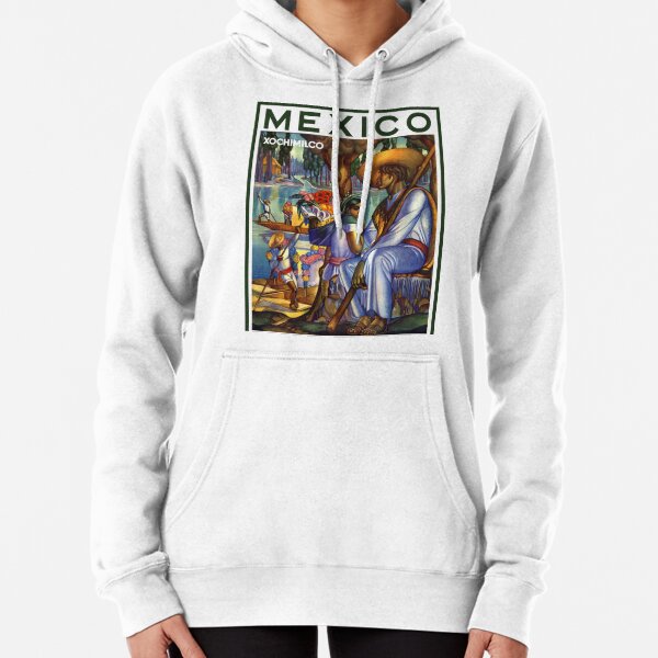 Item preview, Vintage Xochimilco Mexico Travel Ad designed and sold by JustEclectic.