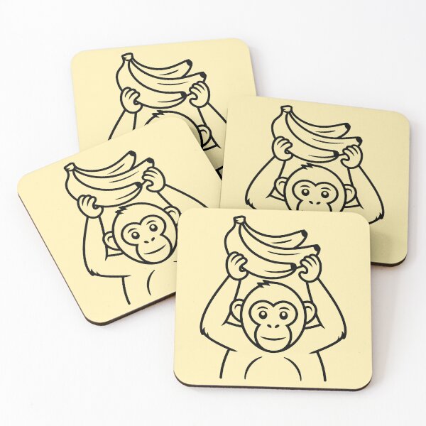 Item preview, Funny Monkey Holding Bananas designed and sold by theartfulaspie.