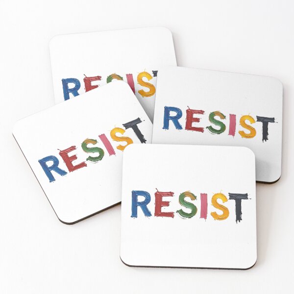 Item preview, RESIST – Statement Art designed and sold by BlindCatCreative.