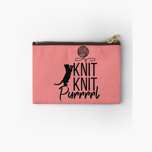 Item preview, Knit knit purrrl - cats and knitting designed and sold by EvergreenWhimsy.