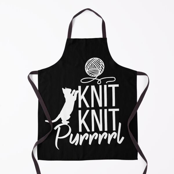 Item preview, Knit knit purrrl - cats and knitting designed and sold by EvergreenWhimsy.